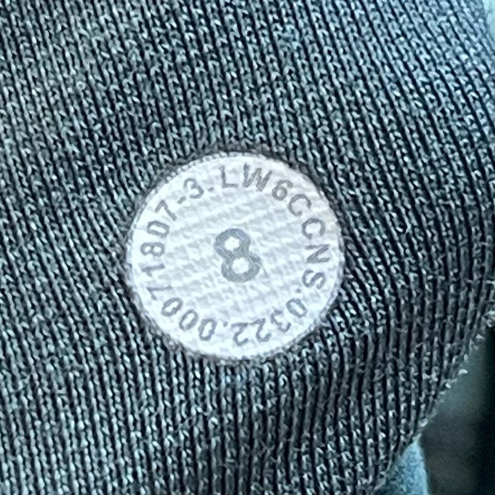 Lululemon Align High-Rise Crop Leggings Diamond Dye Starlight Smoked Spruce 8 - Picture 8 of 9